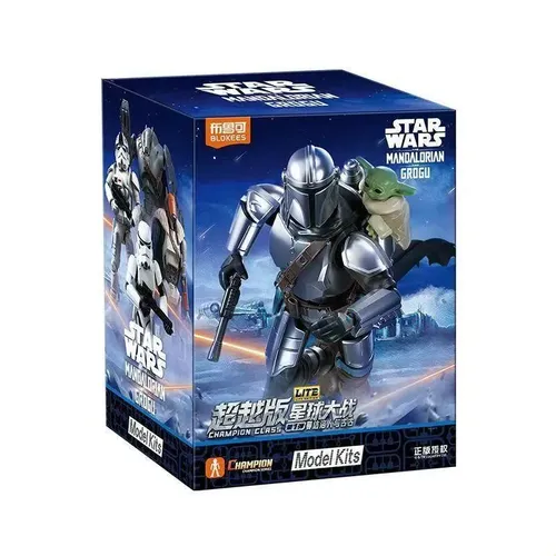Mandalorian And Grogu Model Kit Star Wars Blokees | Parcelamento
