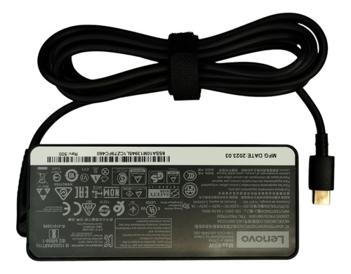 Cargador Lenovo Thinkpad X270 X280 X380 X390 X395 Usb C 65w
