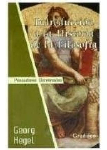 Libro - Introduccion A La Historia De La Filosofia (colecci