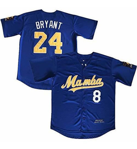 Hombres 8 24 Bryant Retro Baseball Jersey Hipster Hip D3k73