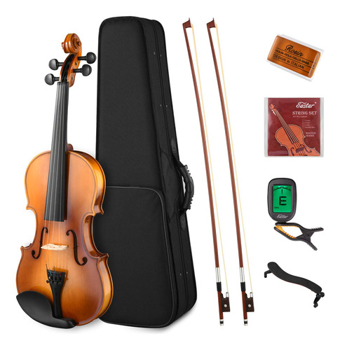 Eastar Eva-330 4/4 Set De Violin De Madera Maciza De Taman