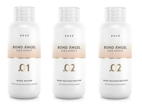 Kit Braé Bond Angel Profissional Plex (3 X 100ml)