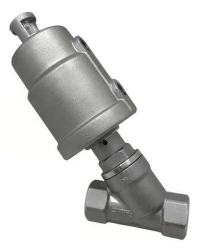 Válvula Angular Inox 2/2 Vias Simples Ação Rosca 2.1/2'' Pol