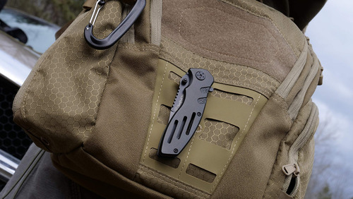 Y Smith & Wesson Extreme Ops Swa24s Cuchillo Plegable, Negro