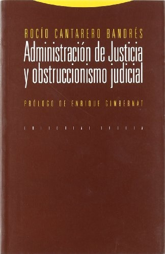 Administracion De Justicia Y Obstruccionis - R Cantarero Ban