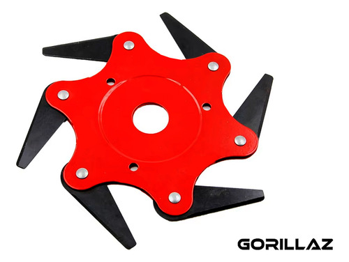 Kit 3 Lâminas Com 6 Pontas Discos Canivete Roçadeira Profissional Glr-6l Gorillaz