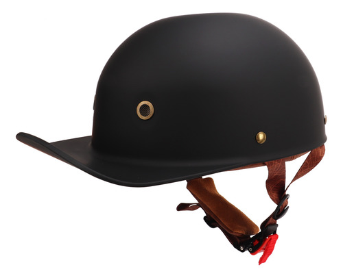 Casco De Moto Vintage Con Cara Abierta, Gorra De Béisbol Ret