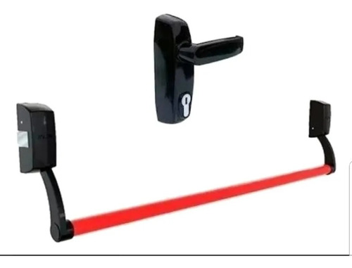 Imagen 1 de 2 de Barral Antipánico Jaque Hoja Simple Llave Manija Pack 3