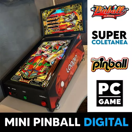 Maquina de Pinball Virtual - Fabrica de Fliperama