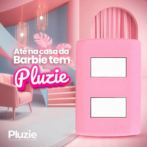 Interruptor Paralelo Three Way + Tomada 20a Modular Rosa