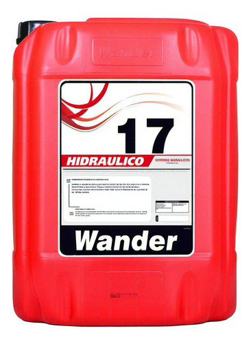 Aceite Hidraulico 17 Mineral Wander Balde X 20 Lts