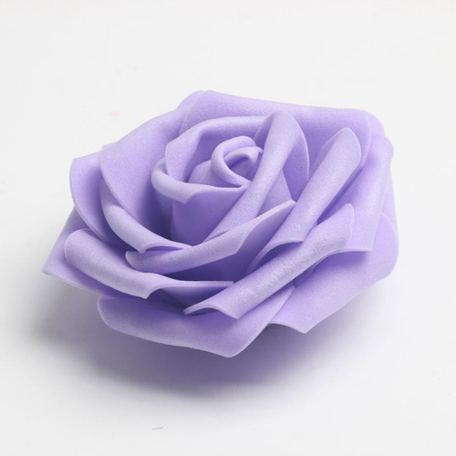 100pcs Espuma Cabeza Foam Flores Artificiales Púrpura