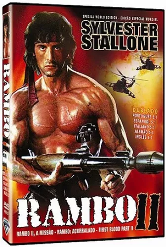 Dvd Seminovo do Filme ( Rambo 2 - a Missão ), Filme e Série Dvd Usado  82156560