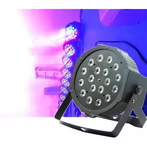 VISIÓN LED - Tacho Led 18w Luz Negra Potente Dmx Discoteca Audioritmico  #PRECIO: $24.00 CARACTERISTICAS: Voltage:110v-240v Poder:18w Fuente de  luz:18pcs Control:dmx-auto,audioritmico Somos VISIÓN LED La dirección de  nuestros locales son: Matriz Quito