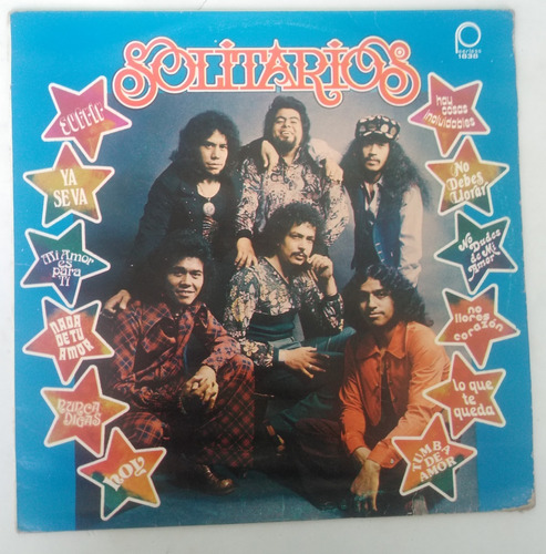 Los Solitarios Sufrir Disco Lp Original 20 Éxitos 