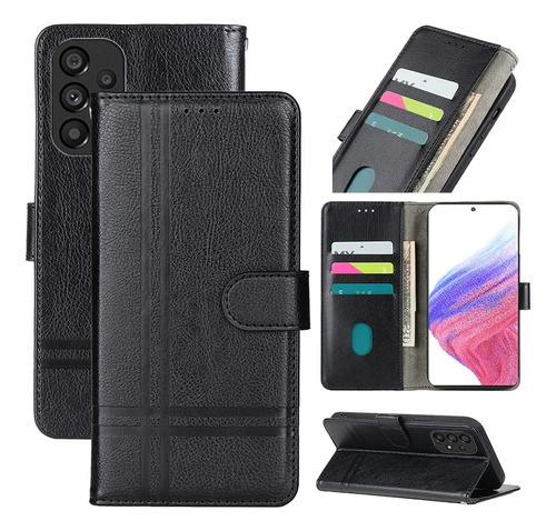 Funda Para Galaxy A53 5g Negro Pu Leather-022