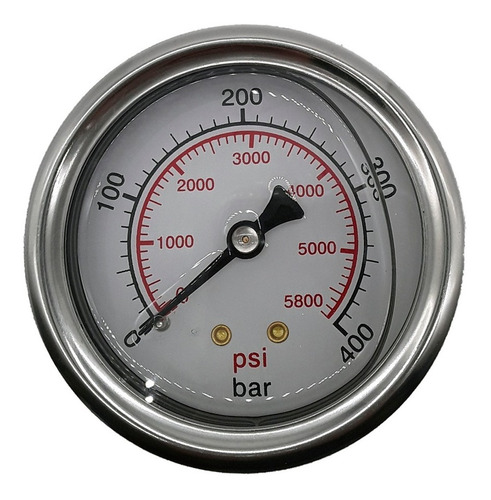 Manometro 400 Bar Horizontal - R.1/4 Npt