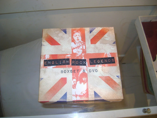 English Rock Legends Box Set 8 Dvd Original Usado 2012 Arg