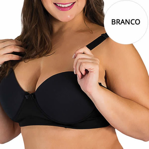 Sutia Plus Size Preto Tamanhos Grandes - Busto 48 50 52 54