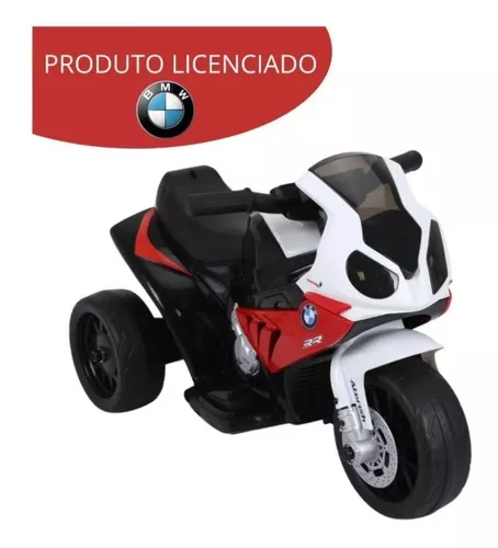 Mini Moto Elétrica Infantil 6v Bmw S1000rr Vermelha Criança