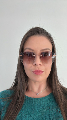 Óculos Solar Colcci C0261h0334 Bronze Lente Marrom Degradê