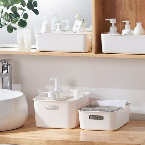 2 Caja De Almacenamiento Con Asas Caja Y Profunda Para