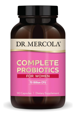 Probióticos Completos De Mujer 70 Billion Dr. Mercola 90 Cáp