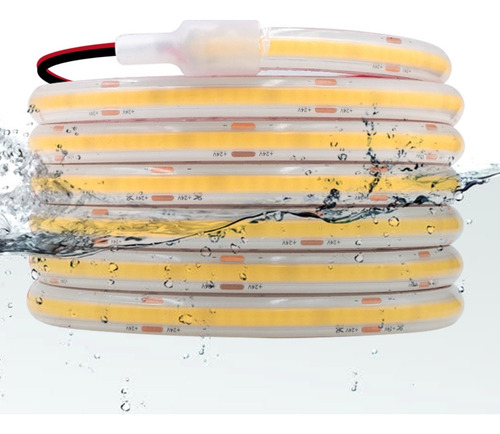 65 Metros Fita Led Cob 320led/m 12w/m Ip68 24v Irc80 1200lm