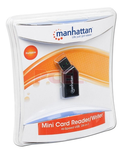 Mini Lector De Memorias Manhattan 24 En 1, Usb 2.0