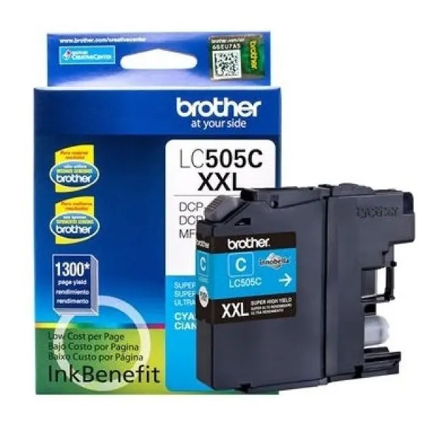 Cartucho Tinta Brother Ciano Lc505c Mfc-j200 Dcp-j105 J100