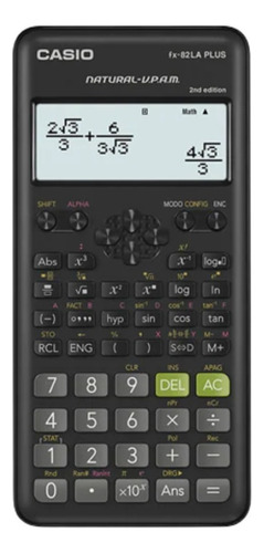 Calculadora Científica Casio Fx-82la Plus 2da Edición