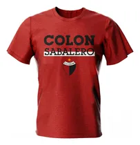 Comprar Remera Futbol Colon De Santa Fe Frase Sabalero Roja