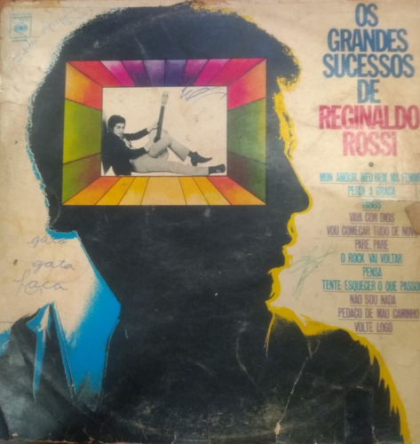 Disco De Vinil - Os Grandes Sucessos De Reginaldo Rossi - Lp