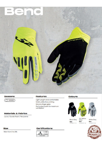 Guante Ls2 Bend Off Road Varios Colores
