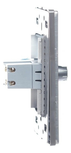 Placa Con Dimmer Regulador Atenuador De Luz Color Plata