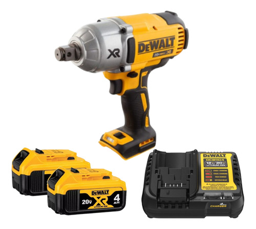 Chave Impacto 2 Bateria 4ah 20v Dewalt Dcf897 Carreg Dcb1104