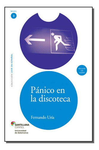 Libro Panico En La Discoteca + Cd Audio 1a Ed De Uria Fernan