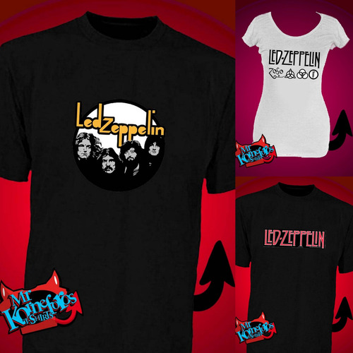 Remeras Led Zeppelin Punk Rock Pop Musica  *mr Korneforos*