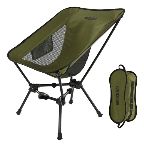 Marchway Silla Camping Plegable Ligera Estable Portatil Para