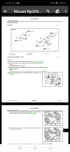 Manual Taller Nissan Frontier Np300 Español 2014-2019