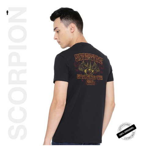 Camiseta Oficial Scorpions Ornate Shield 2019
