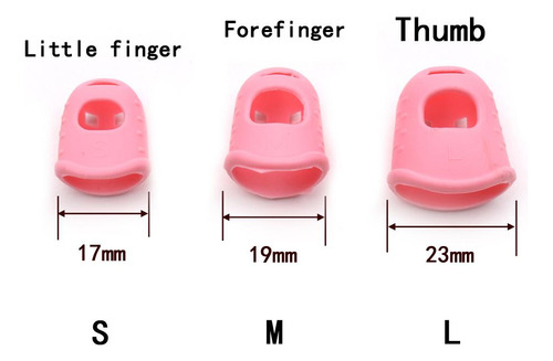 2 X 5x Púas Para El Pulgar Protector De Dedos Púa