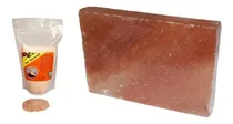 Comprar Tabla De Sal 20x30x4 + Sal Granulada Del Himalaya De Regalo