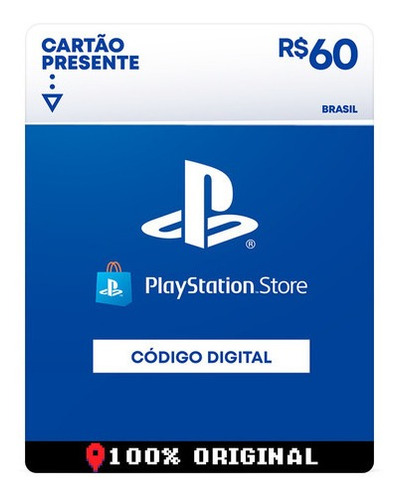 Imagem 2 de 2 de Gift Card Playstation Store 60 Reais Psn Plus Ps4 Ps5 Br