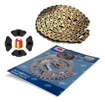Comprar Kit Transmision Cadena Dorada Motomel Bit 110 + Gomas Maza