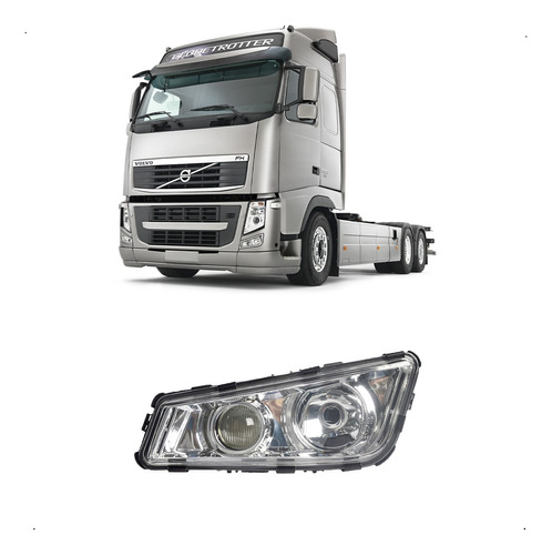 Faro Auxiliar Antiniebla Camión Volvo Fh 2009 A 2014 Import.