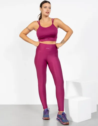 Conjunto Top Bojo e Leg Cós Alto Fitness Feminino