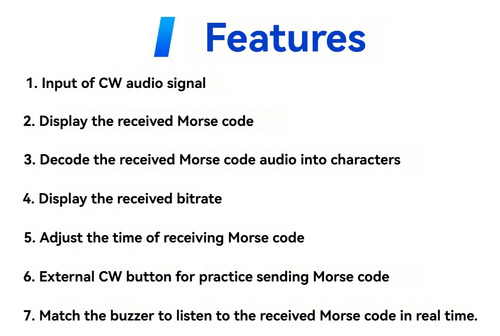 / Decodificador De Código Cw Morse Atualizado