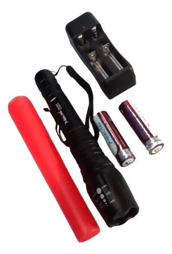 Linterna Led 18000lm Táctica Recargable + Como Naranja Sos