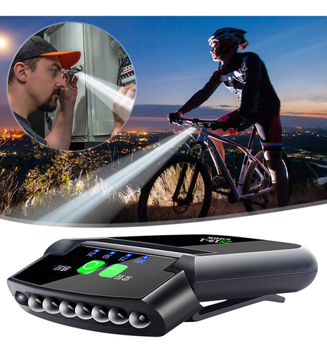 Luces Led En Forma De S Con Cubierta De Carga Usb, Linterna